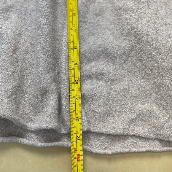 Free People Long-Sleeve Turtleneck Sweater Oatmeal Sz Small S Oversized Lagenloo - Picture 5 of 9